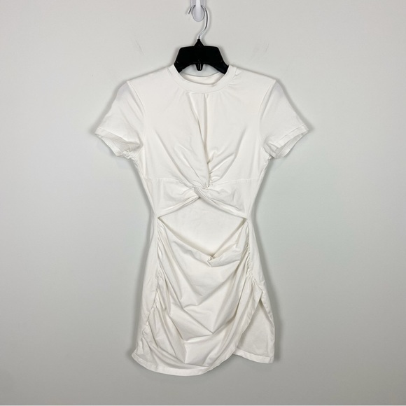 Superdown Maureen Jersey Mini Dress in White Size M - Picture 2 of 15